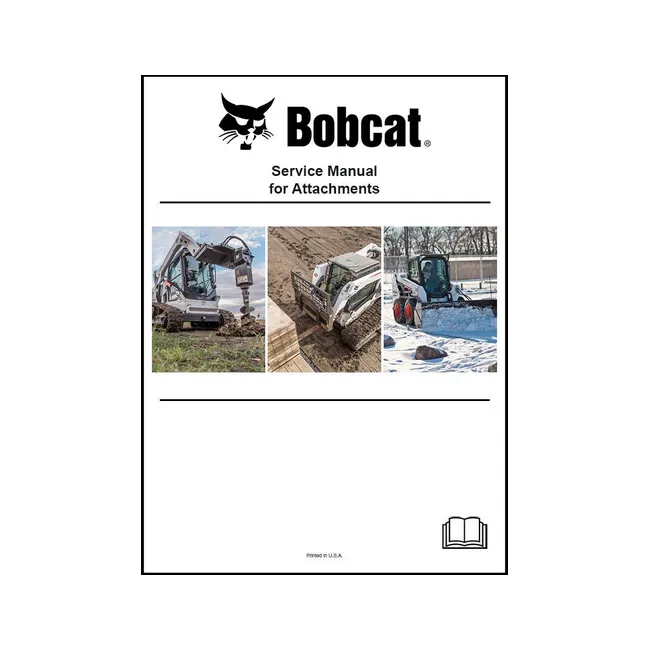 Bobcat 6903281ENUS Trencher Attachment Service Manual Paper Copy English