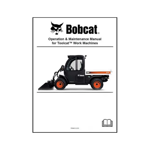 Bobcat 6903714 Toolcat Supplement Operation and Maintenance Manual Paper Copy English