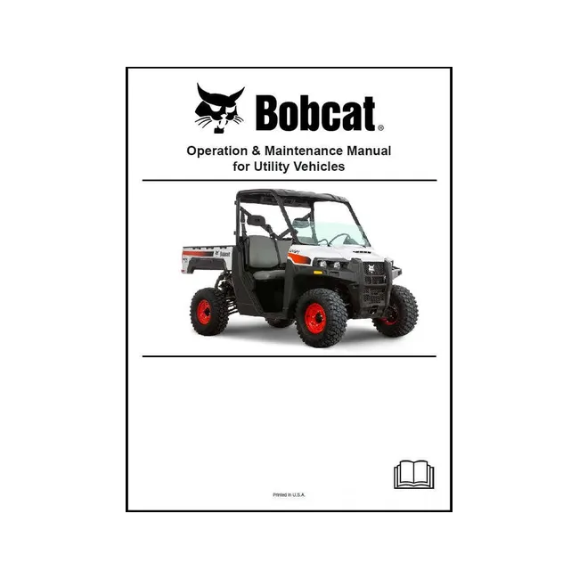 Bobcat 6904895 2200 2200S Utility Vehicle Operation and Maintenance Manual