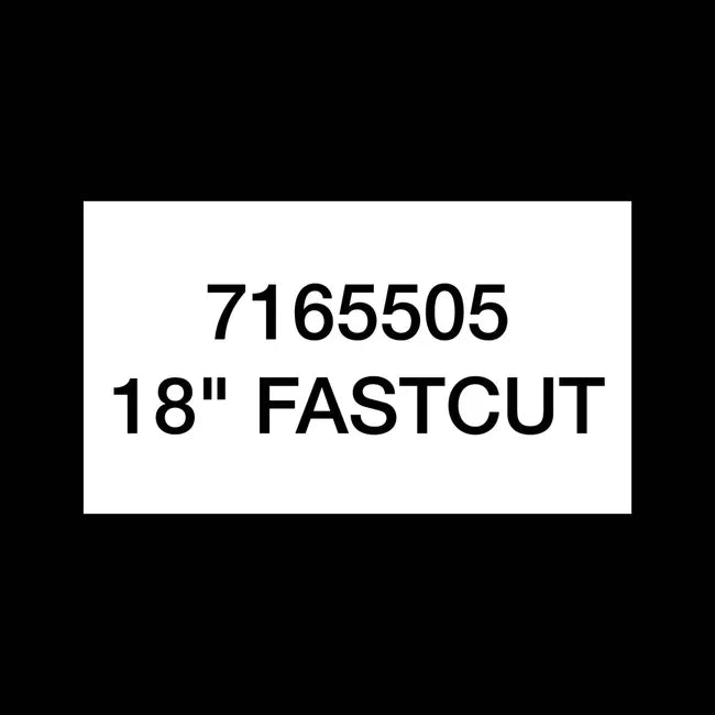 18" Fastcut Decal for Planer, 6905222