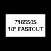 18" Fastcut Decal for Planer, 6905222