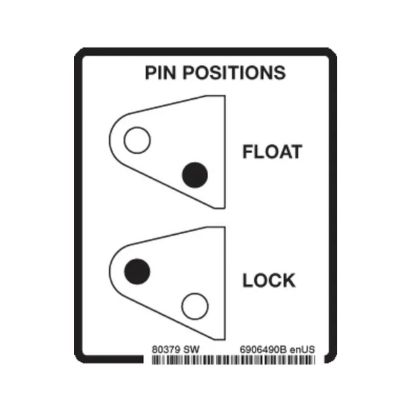 Bobcat 6906490 Lock Decal for Soil Conditioner