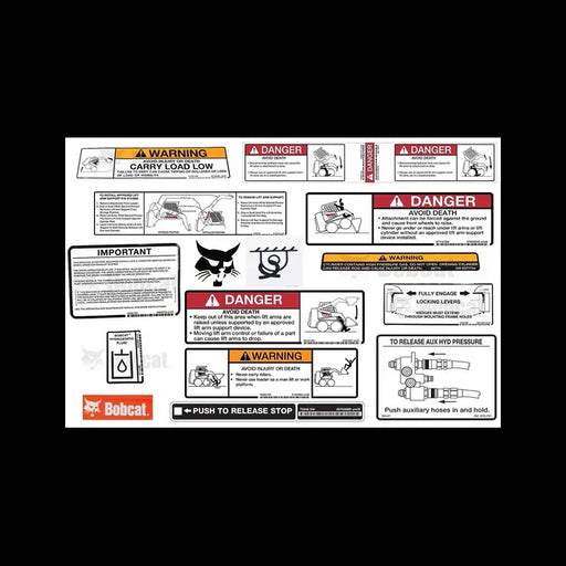 S330 Model Internal and External Decal Kit for Skid Steer Loaders, 6986650