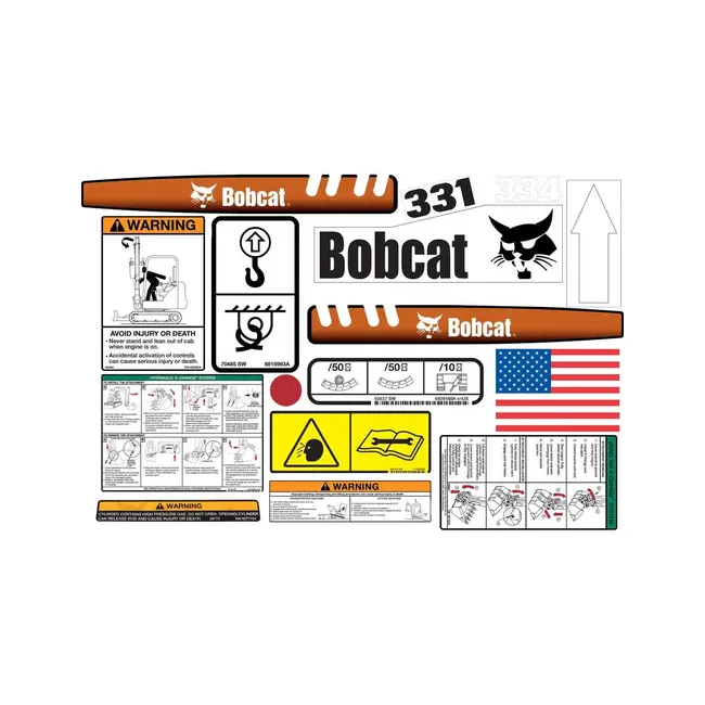 Bobcat 6986665 Decal Kit