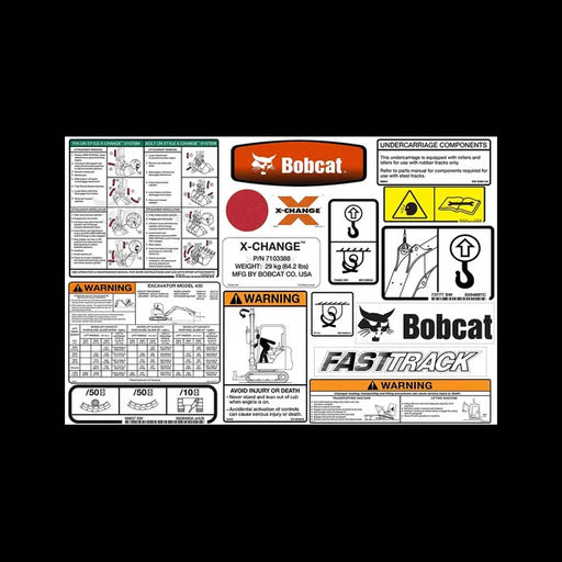 430 Model Internal and External Decal Kit for Excavators, 6986668