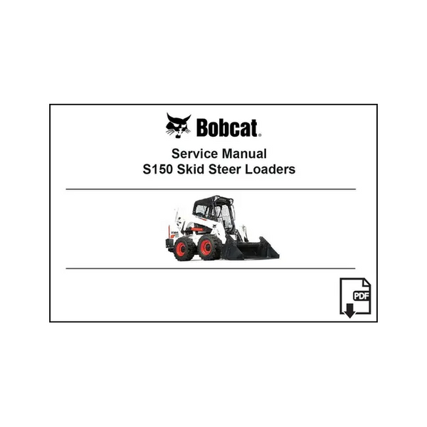 Bobcat 6987054PDF S150 S160 Loader Service Digital Manual