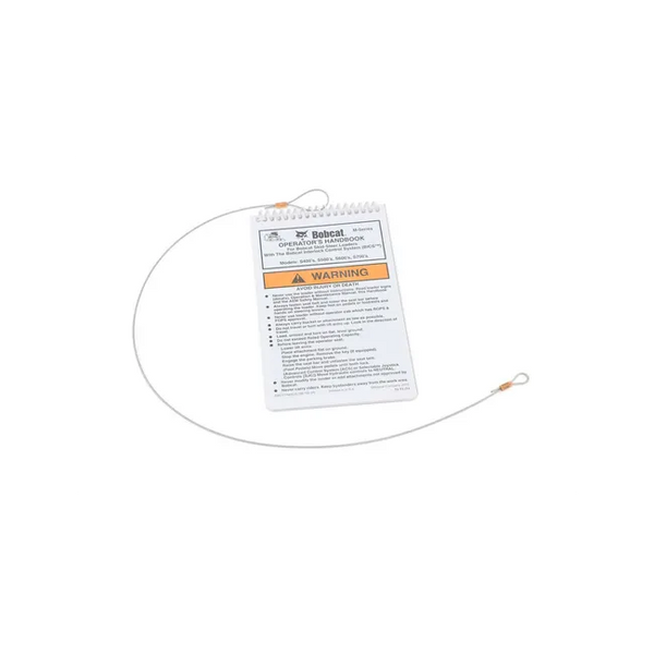 Bobcat 6987174ENUS Operator's Handbook With Wire Rope