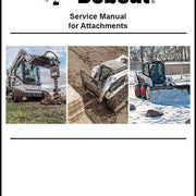 Bobcat 6987449 3 Point Soil Conditioner Service Manual Paper Copy English
