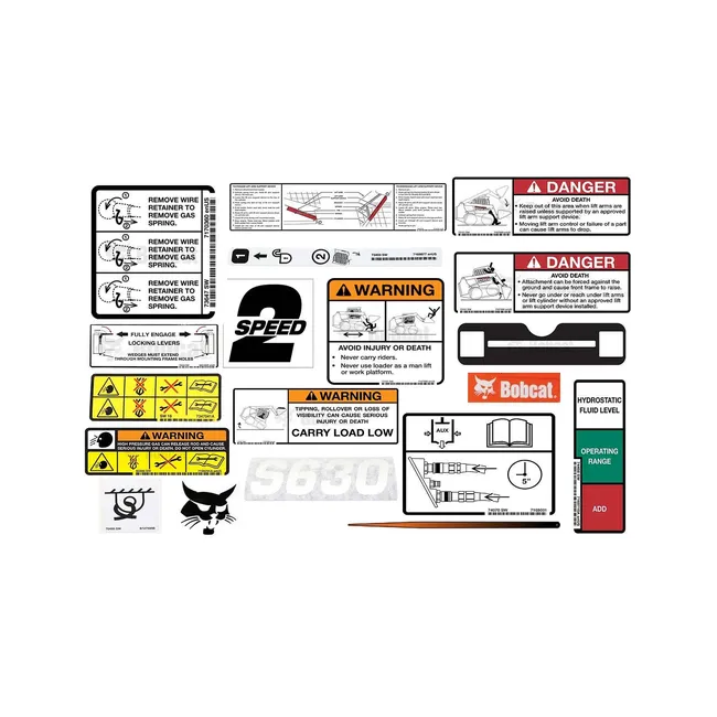 Bobcat 6989407 Internal and External Decal Kit for Skid Steer Loaders