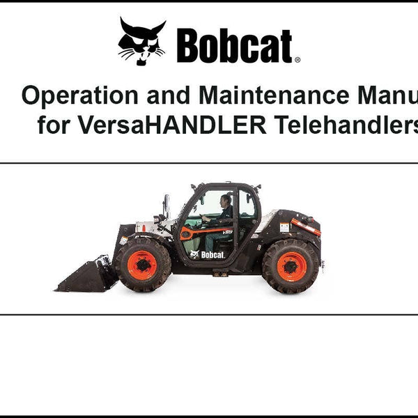 Bobcat 6989575PDF V638 Versahandler Operation and Maintenance Digital Manual