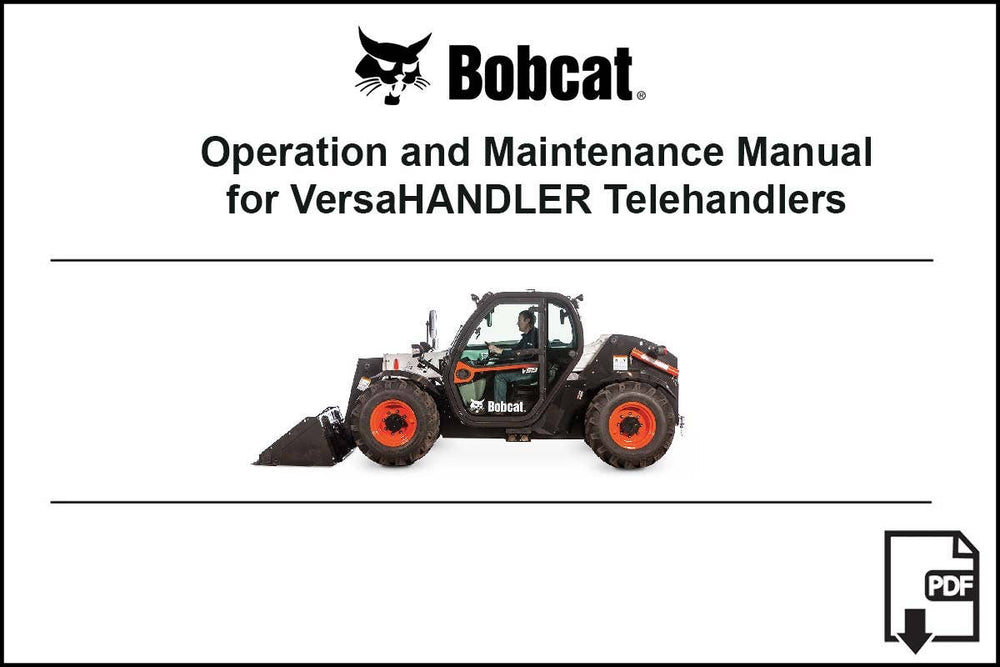 Bobcat 6989575PDF V638 Versahandler Operation and Maintenance Digital Manual