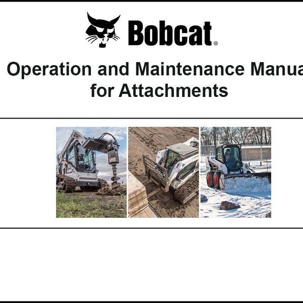 Bobcat 6990229ENUSPDF Snow Blade Operation and Maintenance Digital Manual