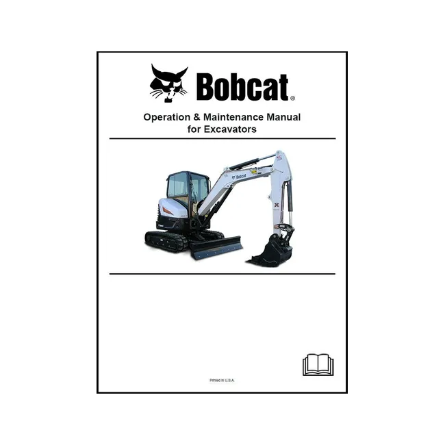 Bobcat 6990440ENUS Excavator Operation and Maintenance Manual