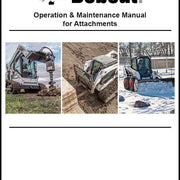 Bobcat 6990479 Sprayer Operation And Maintenance Manual Paper Copy English