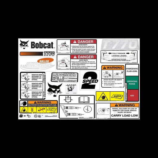 T770 Model Internal and External Translation Decal Kit for Track Loaders, 6990494