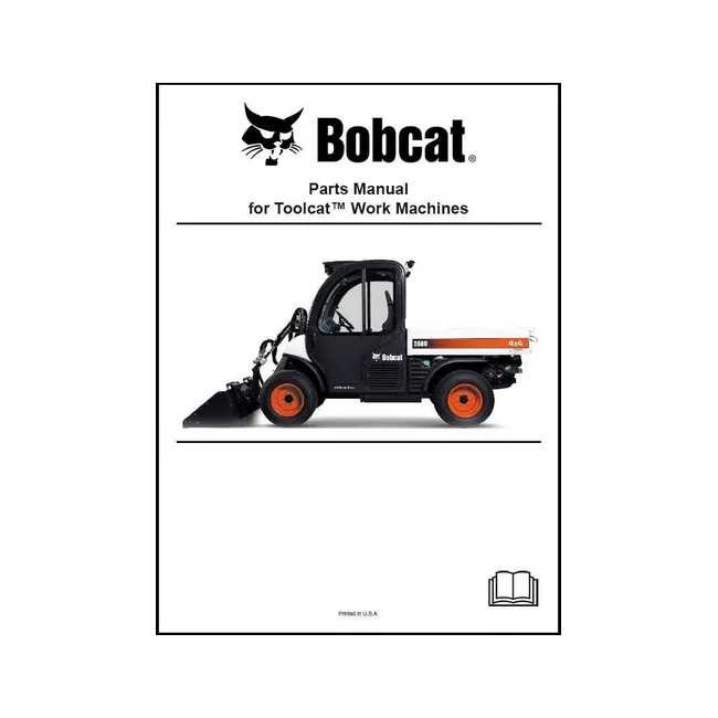 Bobcat 6990861 5600 Toolcat Work Machine Parts Manual, 6990861