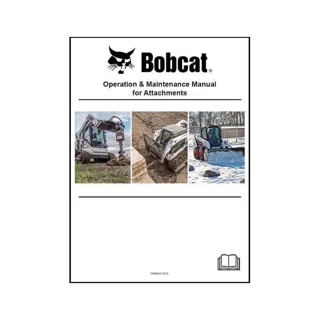 Bobcat 6990977ENUS Trencher Operation and Maintenance Manual