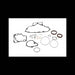 KIT GASKET ENG LOWER, 7000588
