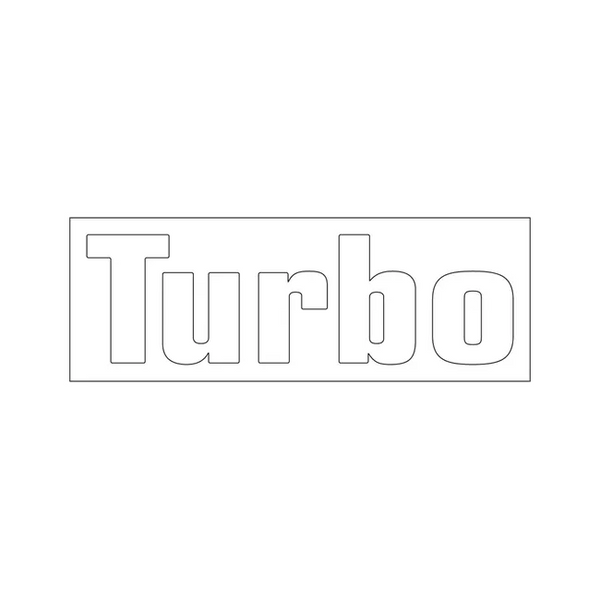 Bobcat 7102085 Turbo Decal for Toolcat Work Machines