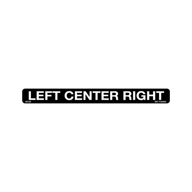 Bobcat 7104843 Quick Coupler Label Decal For Sprayer