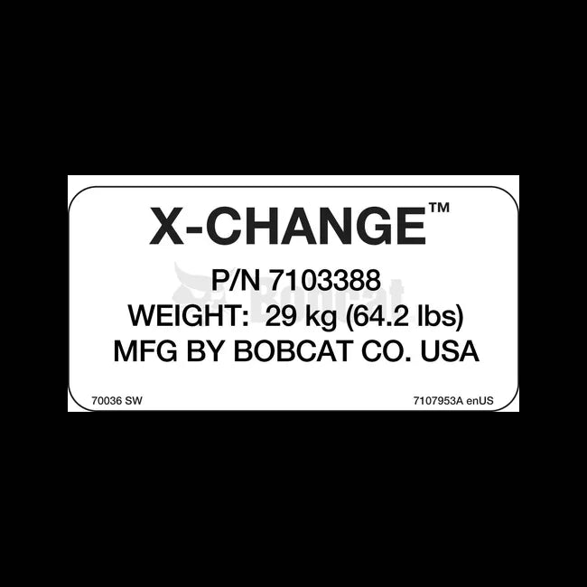 X-CHANGE DECAL, 7107953