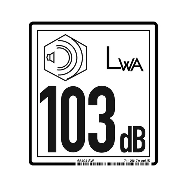 Bobcat 7112817 103dB Sound Decal
