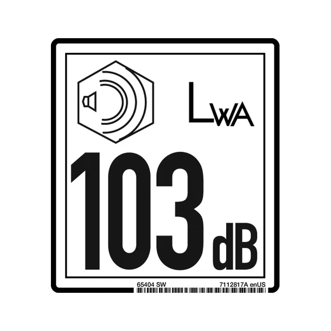 Bobcat 7112817 103dB Sound Decal