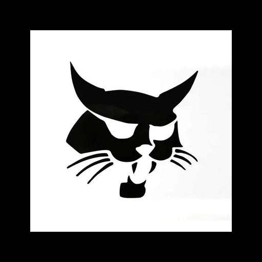 7.5 x 7.28 Bobcat Head Vinyl Decal for Loaders, 7116870