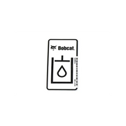 Bobcat 7120570 Hydraulic Oil Decal
