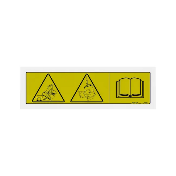 Bobcat 7120577 Warning Decal