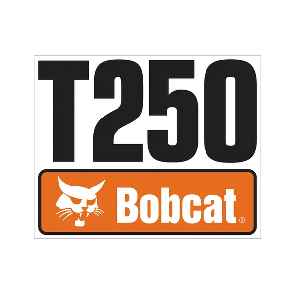 Bobcat 7120597 T250 Model Decal For Track Loaders