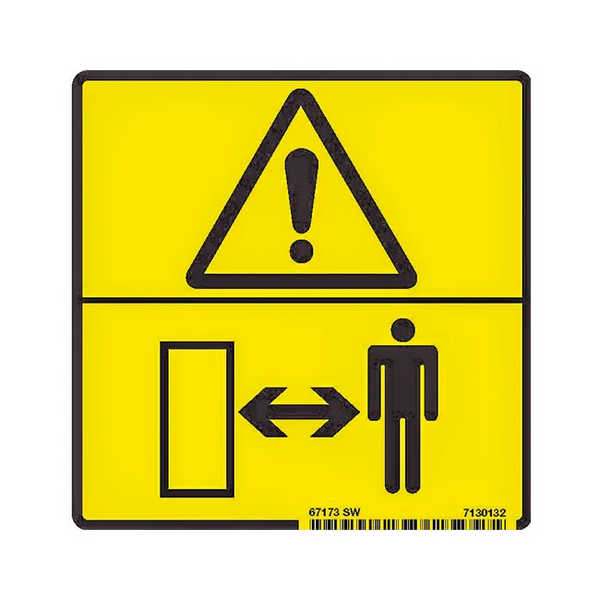 Bobcat 7130132 Warning Decal For Attachments
