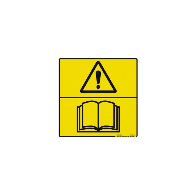 Bobcat 7130143 No-Text Operation Decal for Attachments