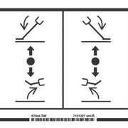Bobcat 7131327 Control Decal For Backhoe