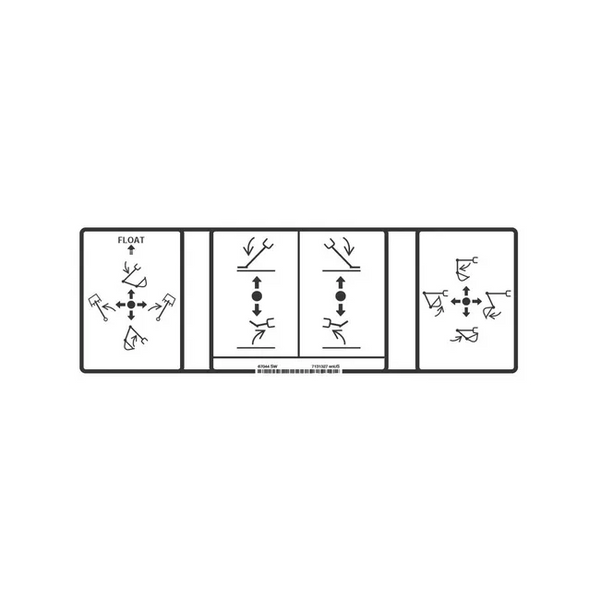 Bobcat 7131327 Control Decal For Backhoe