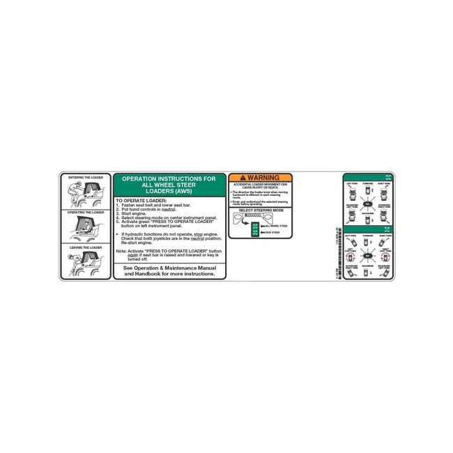 Bobcat 7131523 Warning Decal