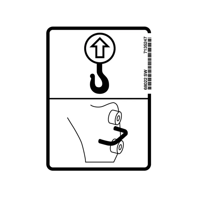Bobcat 7135247 Boom Lift Decal