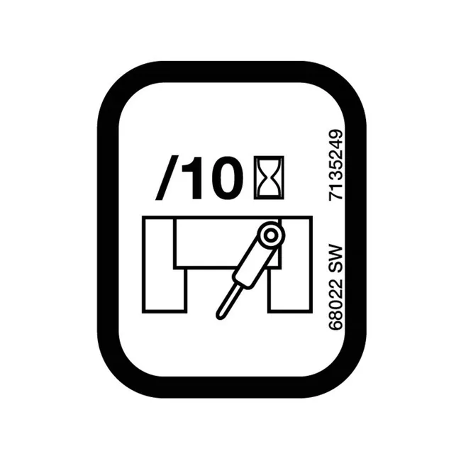 Bobcat 7135249 Remote Grease Decal
