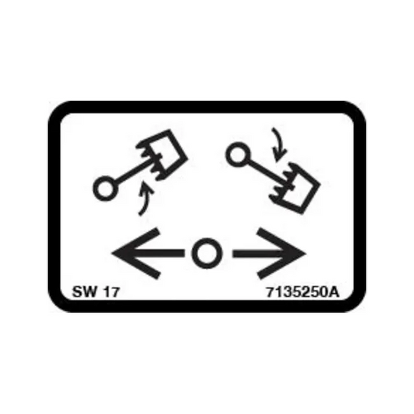 Bobcat 7135250 Offset Swing Decal