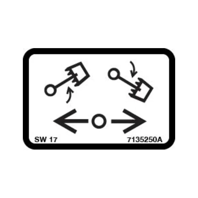 Bobcat 7135250 Offset Swing Decal
