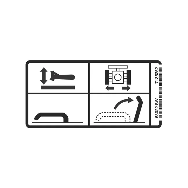 Bobcat 7135252 Functions Decal