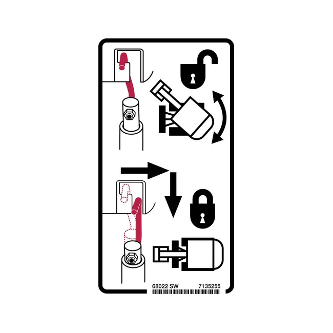 Bobcat 7135255 Preheat Decal for Excavators