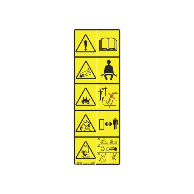 Bobcat 7135261 Warning Decal