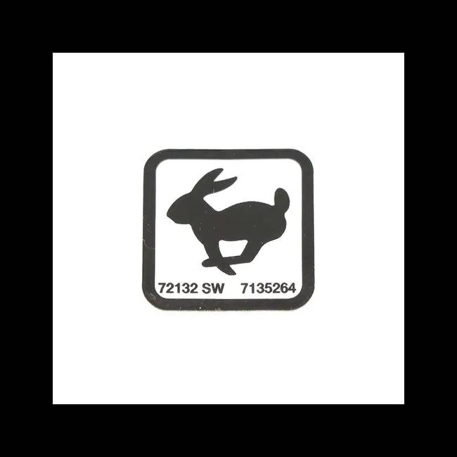 2nd Speed Decal for Excavators, 7135264