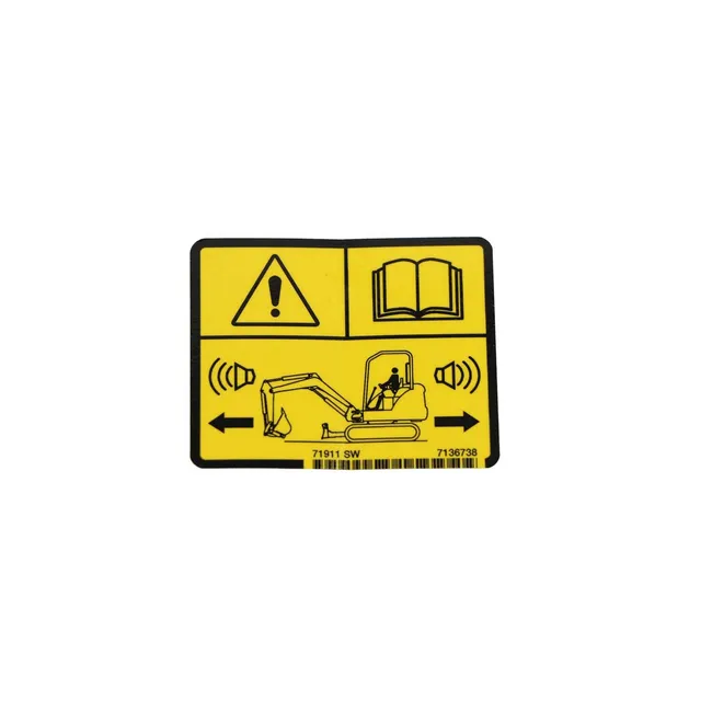 Bobcat 7136738 Warning Decal