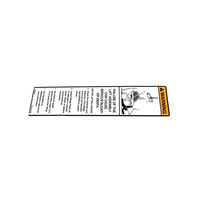 Bobcat 7142141 Warning Decal