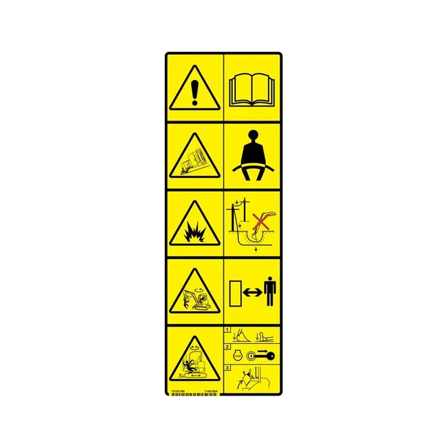 Bobcat 7148158 Warning Decal