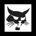 3.81 x 3.69 Bobcat Logo Decal for Attachments, 7151703