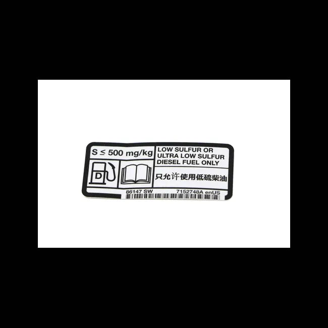 Low Sulfur Decal, 7152748