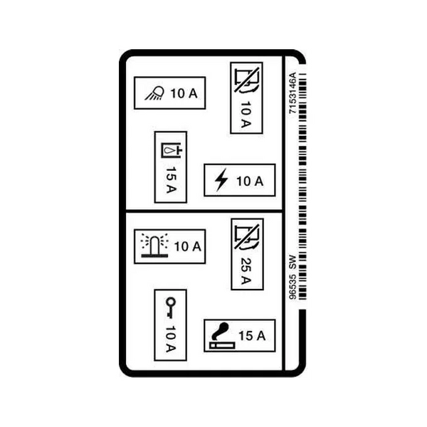 Bobcat 7153146 Fuel Decal